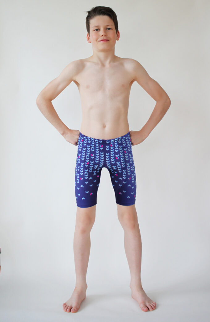 KNITTED Granatowe Jammery