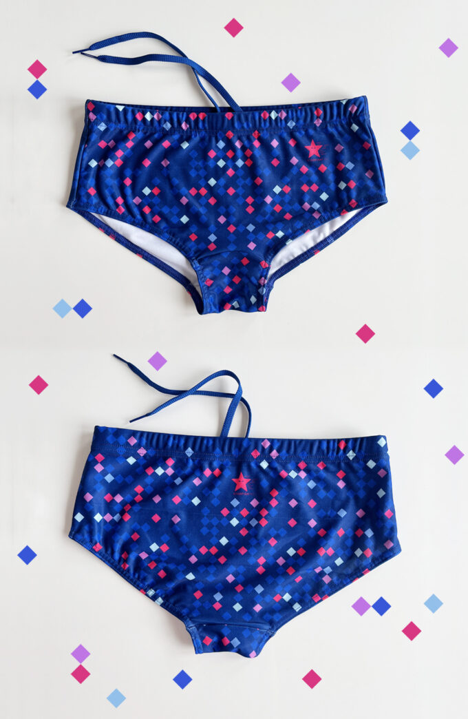 DIAMONDS Niebieskie Trunks 100%PL